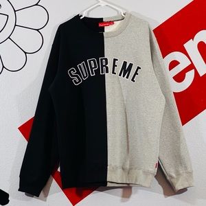 Supreme Split Crewneck Sweatshirt Size XL